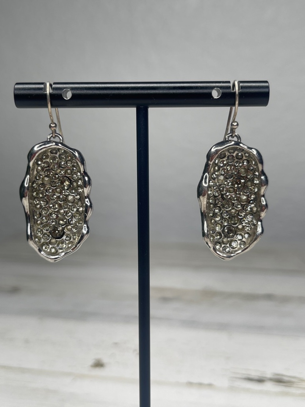 Alexis Bittar Encrusted Crystal Statement Drop Earrings